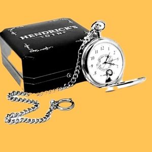 HENDRICK'S GIN Vintage Limited Edition Pocket Watch New in Box